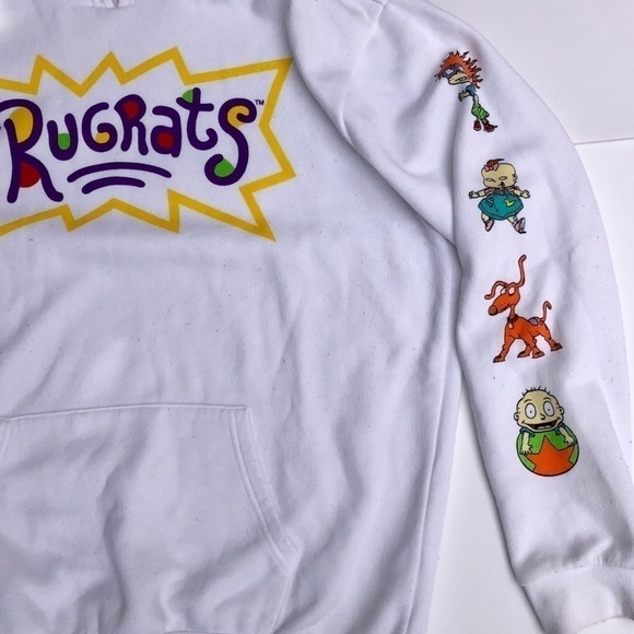 Nickelodeon RUGRATS white hoodie unisex size xl - Picture 4 of 12
